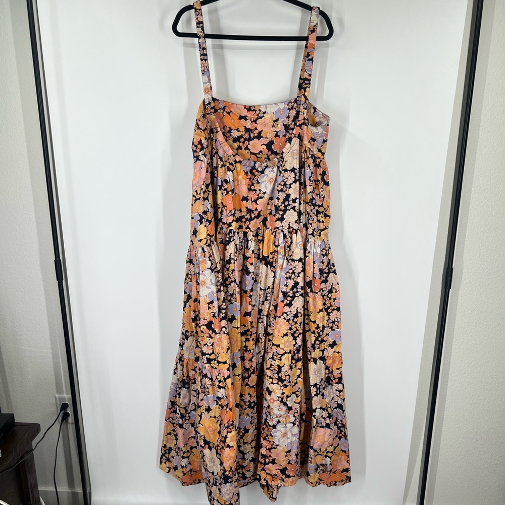 Free People Park Slope Maxi Dress in Dark Combo - Picture 6 of 7